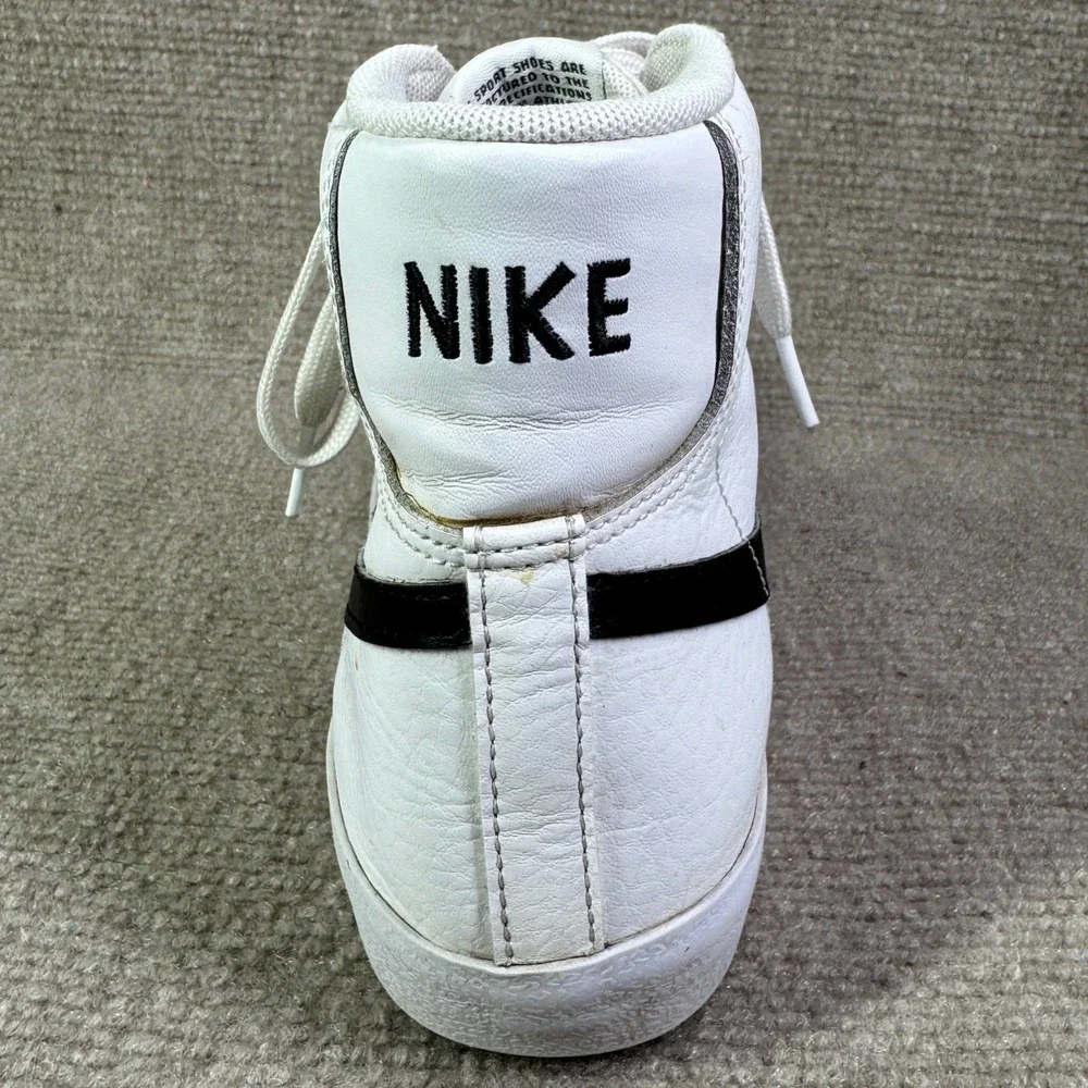 Nike‎ Blazer Mid 77 Kids Size 7Y White Black DA4086-100
